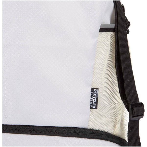 Obrázky: Športový GRS ruksak so šnúrkou a vrecúškom, biela, Obrázok 3