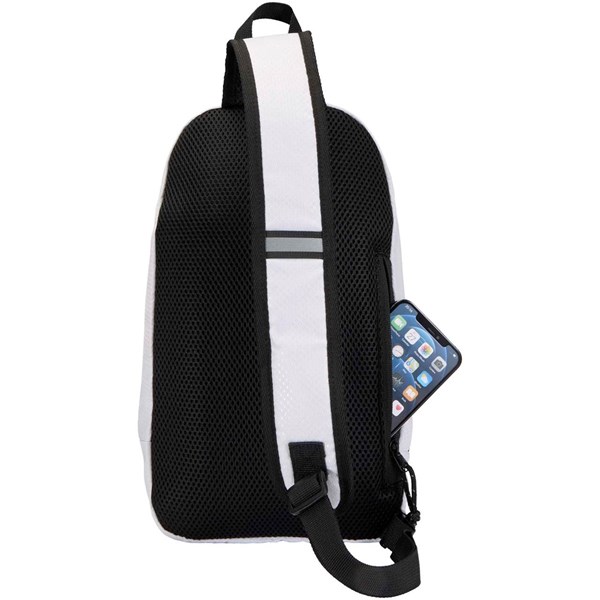 Obrázky: Crossbody GRS taška,hydratačná vložka, 6l, biela, Obrázok 3