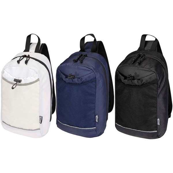 Obrázky: Crossbody GRS taška,hydratačná vložka, 6l, biela, Obrázok 8