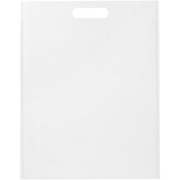 Obrázky: Biela taška 34 x 43 cm, priehmat z rec.RPET, Obrázok 2