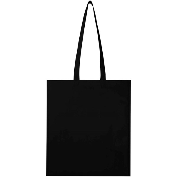 Obrázky: Čierna rec.netkaná nákup. taška 36 x 40 cm, dl.uši, Obrázok 2