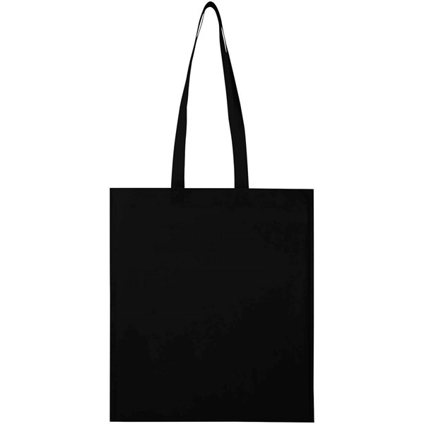 Obrázky: Čierna rec.netkaná nákup. taška 36 x 40 cm, dl.uši, Obrázok 4