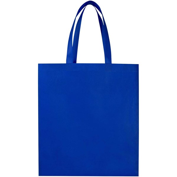Obrázky: K.modrá netkaná nákup.taška so zlož.dnom z GRS,12L, Obrázok 4