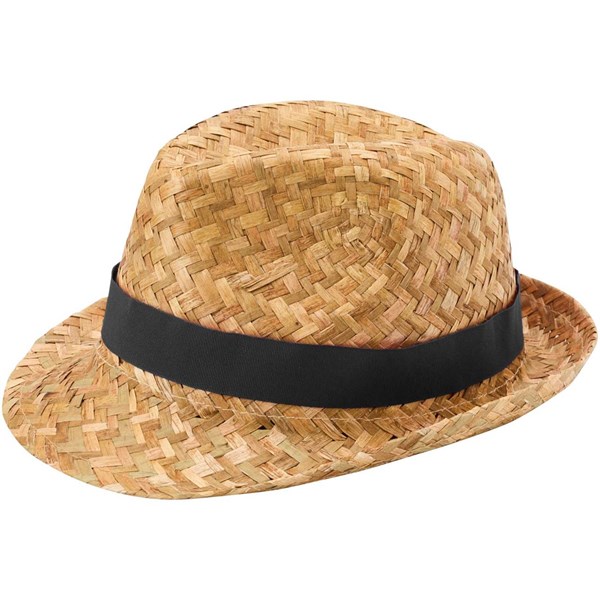 Obrázky: Slamený klobúk, čierna stuha