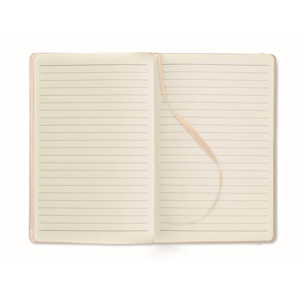 Obrázky: Biely linajkový A5 blok s elastickou páskou, Obrázok 4