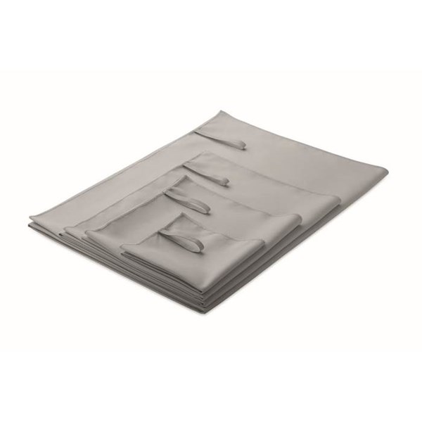 Obrázky: Uterák z mikrovlákna 30x50 cm s pútkom, šedá, Obrázok 4