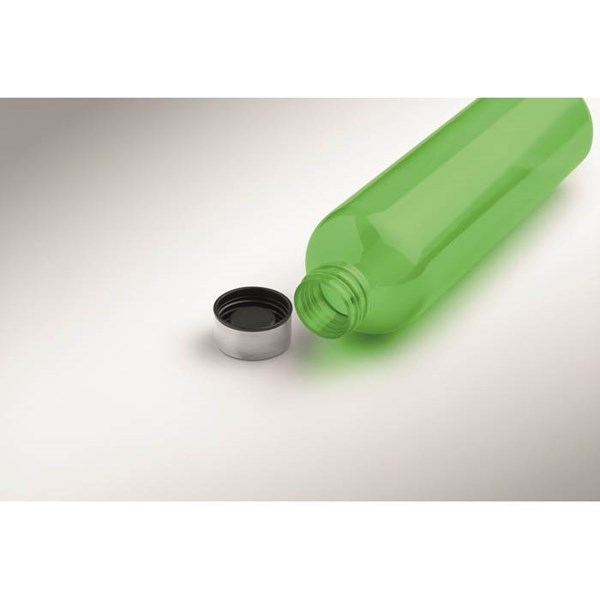 Obrázky: Fľaša z RPET 1000ml, transparentná limetková, Obrázok 5