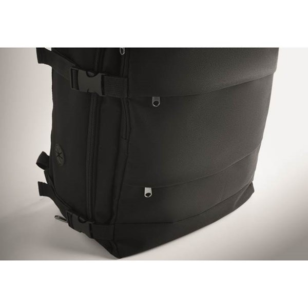 Obrázky: Príručný kabínový ruksak 600D RPET, Obrázok 9