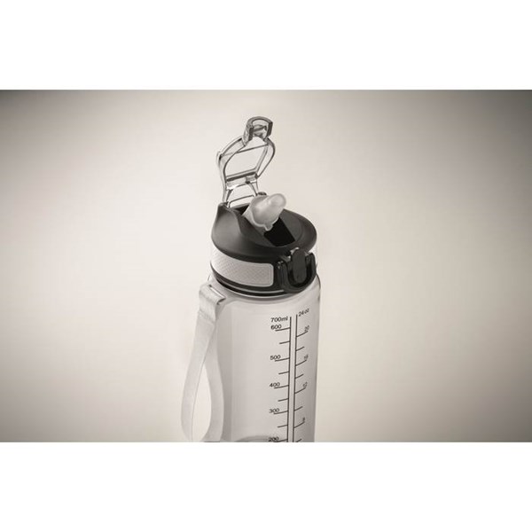Obrázky: Športová fľaša na vodu, 700ml, transparentná, Obrázok 4