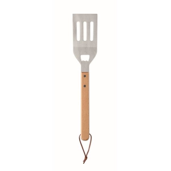 Obrázky: Grilovacia obracačka s drevenou rukoväťou