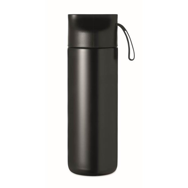 Obrázky: Čierna darčeková sada, fľaša 600ml a dáždnik, Obrázok 9