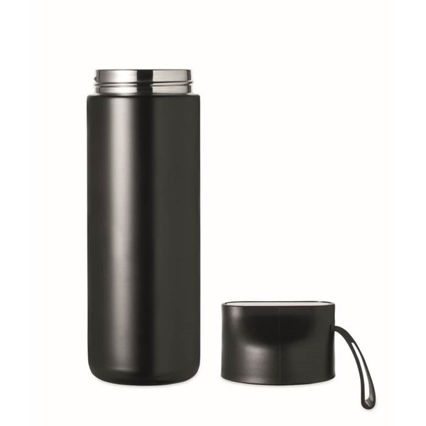 Obrázky: Čierna darčeková sada, fľaša 600ml a dáždnik, Obrázok 12