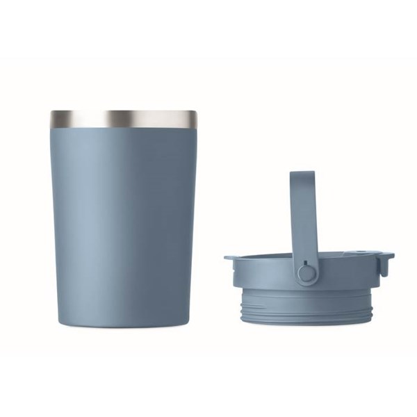 Obrázky: Termohrnček 350ml, rec. nerez, viečko 2v1,petrolej, Obrázok 7