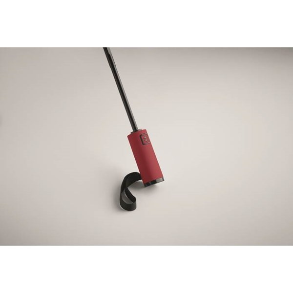 Obrázky: Automat. skladací dáždnik v ponge obale, vínový, Obrázok 6