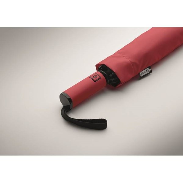 Obrázky: Automat. skladací dáždnik v ponge obale, vínový, Obrázok 7