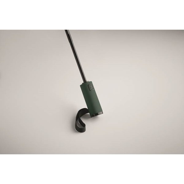 Obrázky: Automat. skladací dáždnik v ponge obale, zelený, Obrázok 7