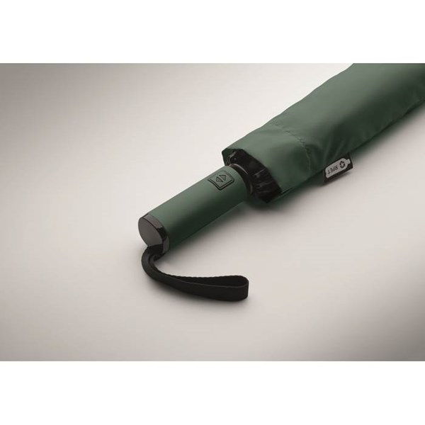 Obrázky: Automat. skladací dáždnik v ponge obale, zelený, Obrázok 8