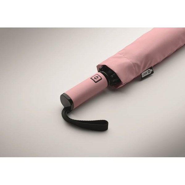 Obrázky: Automat. skladací dáždnik v ponge obale, ružový, Obrázok 7