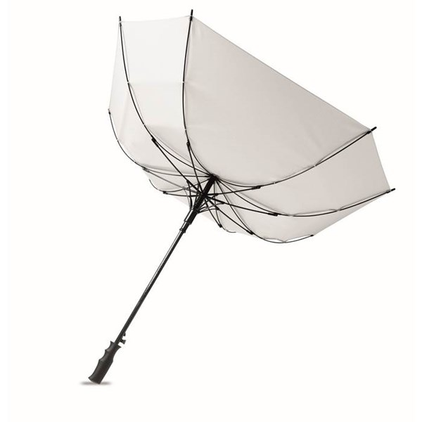 Obrázky: Štvorcový dáždnik s aut. otváraním, biela, Obrázok 3