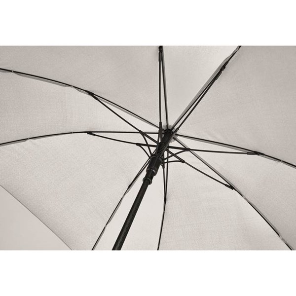 Obrázky: Štvorcový dáždnik s aut. otváraním, biela, Obrázok 4