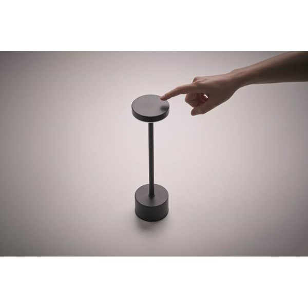 Obrázky: Čierna hliníková stolová lampa s 24 LED, Obrázok 5