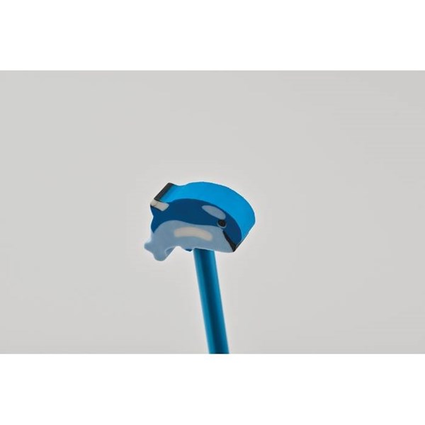 Obrázky: Drevená ceruzka s gumou v tvare zvieratka, delfín, Obrázok 4