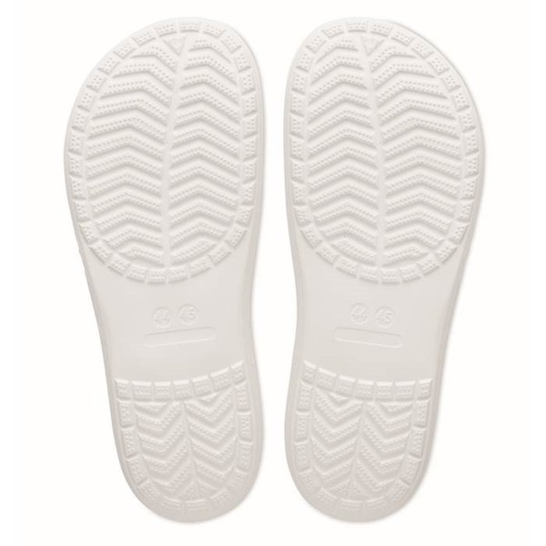 Obrázky: Biele šľapky z EVA plastu, veľ., 44/46, Obrázok 3