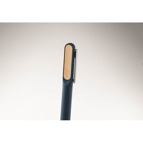 Obrázky: Komb. gul. pero recykl. hliník, rec. ABS, modrá, Obrázok 2