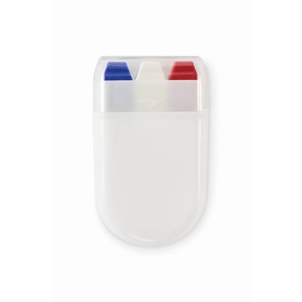 Obrázky: Farby na maľovanie na telo-modrá/biela/červená