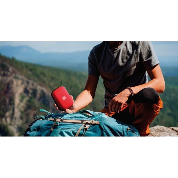 Obrázky: Lekárnička v pevnom puzdre na zips, červená, Obrázok 10