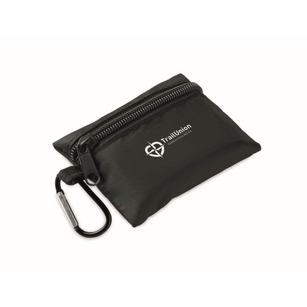 Obrázky: Malá lekárnička RPET puzdro, čierna, Obrázok 3