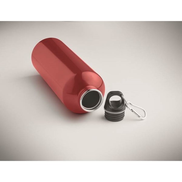 Obrázky: Jednostenná nerez fľaša 1l, červená, Obrázok 5