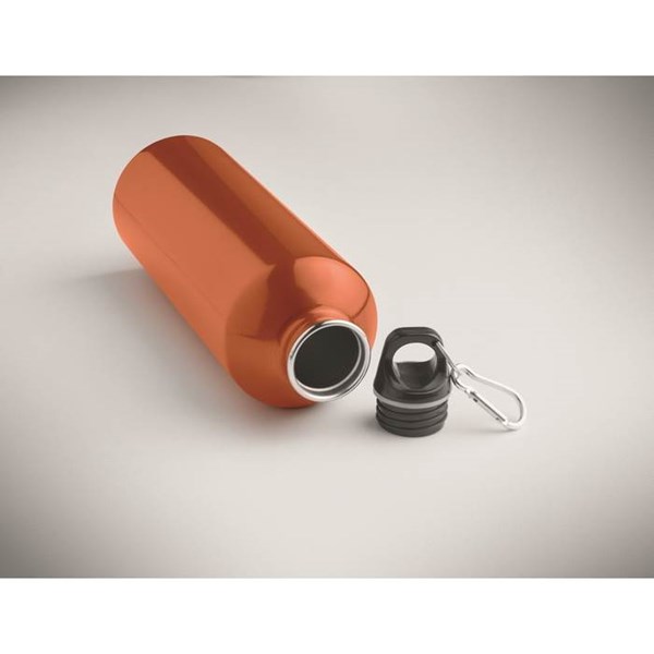 Obrázky: Jednostenná nerez fľaša 1l, oranžová, Obrázok 5
