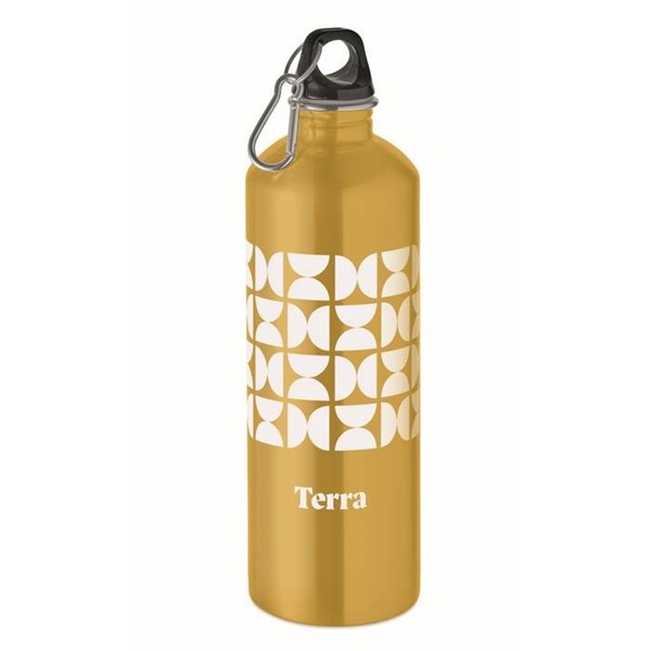 Obrázky: Jednostenná nerez fľaša 1l, okrová, Obrázok 6