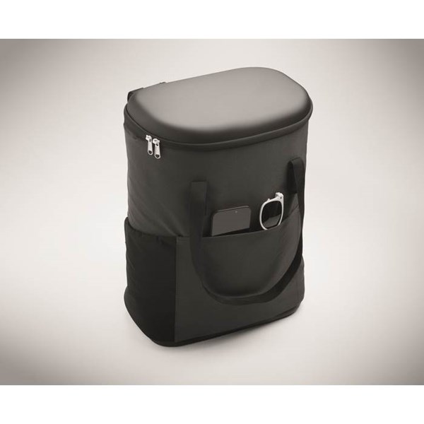 Obrázky: Šedý chladiaci ruksak 20l z 600D RPET, Obrázok 9
