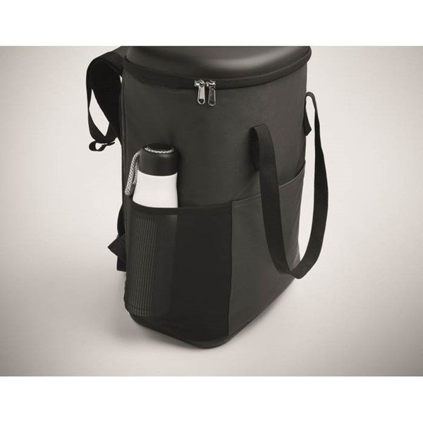 Obrázky: Šedý chladiaci ruksak 20l z 600D RPET, Obrázok 10