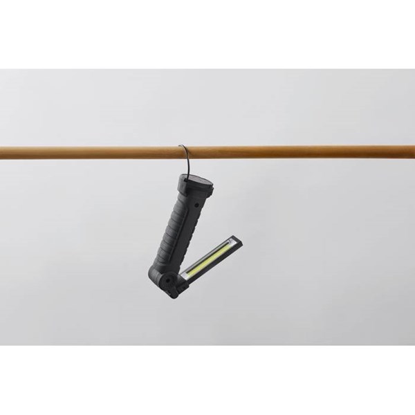 Obrázky: Dobíjacia hliníková pracovná COB baterka, Obrázok 9