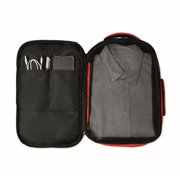 Obrázky: Prirúčný kabínový ruksak, červená, Obrázok 13