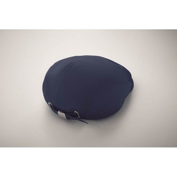 Obrázky: Bavlnená bekovka s kovovou prackou, modrá, Obrázok 8