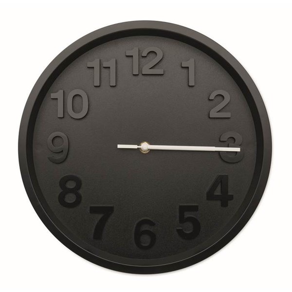 Obrázky: Čierne nástenné hodiny z PP, Obrázok 6