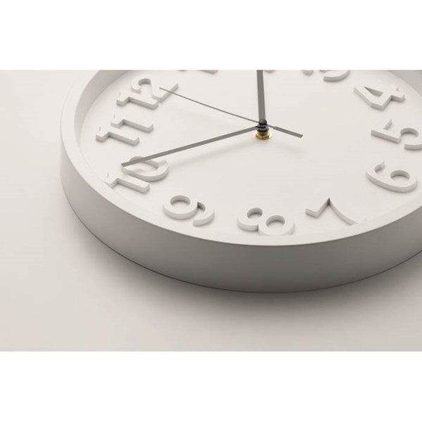 Obrázky: Biele nástenné hodiny z PP, Obrázok 3