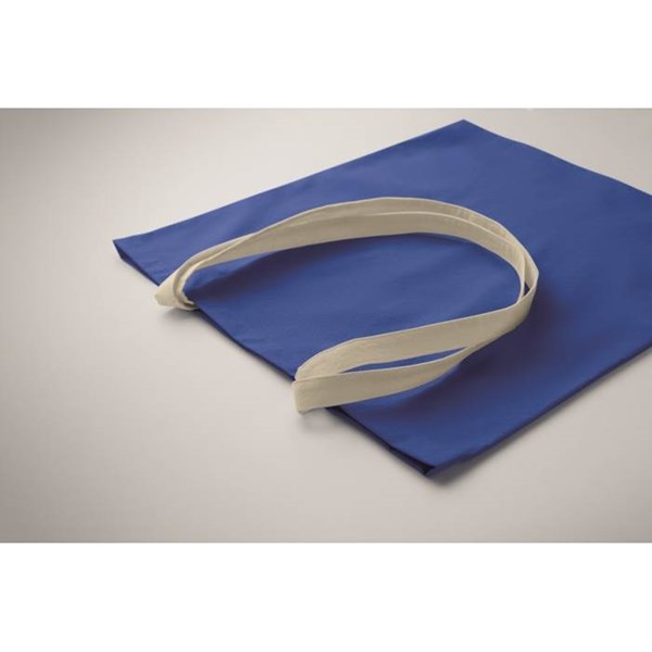 Obrázky: Bavlnená nákup. taška 140g, kráľ. modrá, Obrázok 3