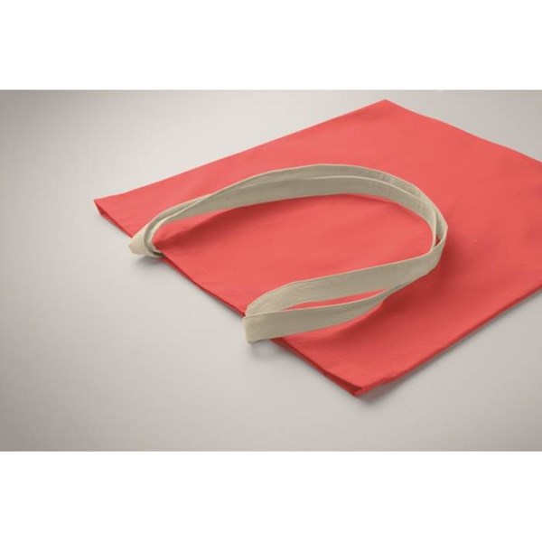 Obrázky: Bavlnená nákup. taška 140g, fuchsiová, Obrázok 3