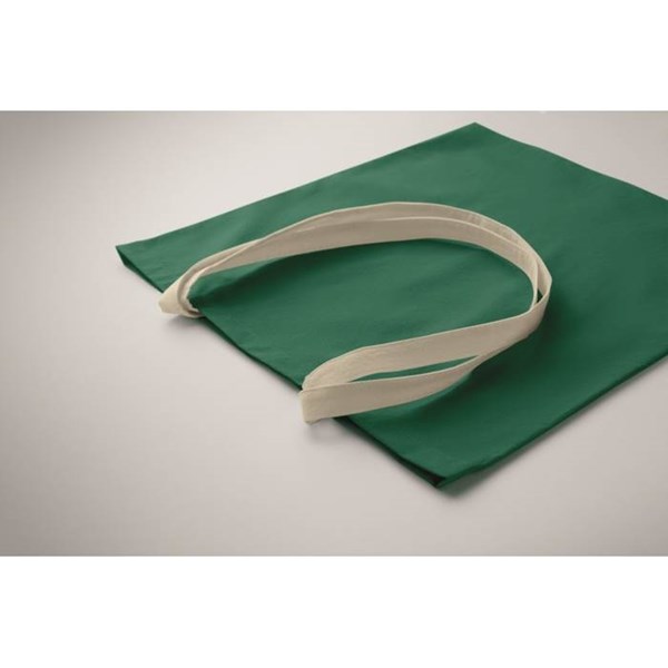 Obrázky: Bavlnená nákup. taška 140g, tm. zelená, Obrázok 3