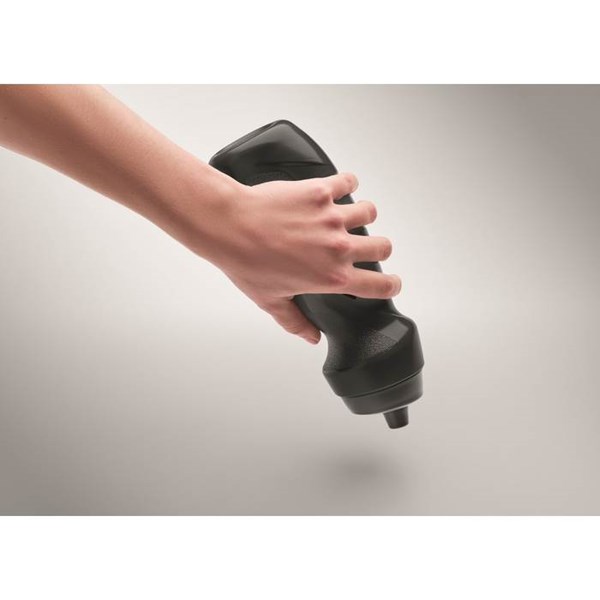 Obrázky: Športová PE fľaša s úchopom 700ml, čierna, Obrázok 7