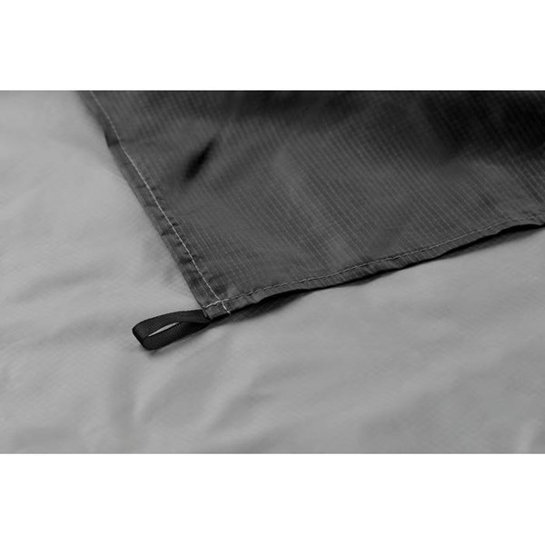 Obrázky: Ľahká veľká pláž. deka-4 skoby na uchyt., čierna, Obrázok 6