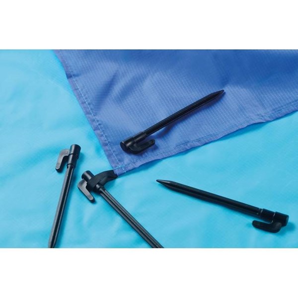 Obrázky: Ľahká veľká pláž. deka-4 skoby na uchyt.,tyrkysová, Obrázok 10