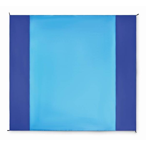 Obrázky: Ľahká veľká pláž. deka-4 skoby na uchyt.,tyrkysová, Obrázok 11