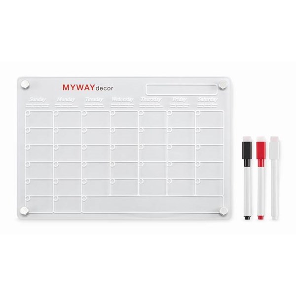 Obrázky: Magnetický akryl.plánovač vr. 3 umýv.fixiek, Obrázok 12