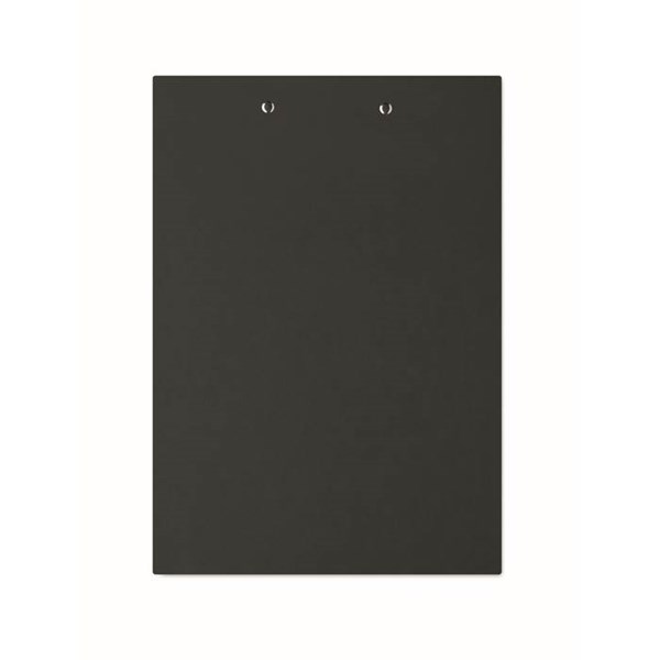 Obrázky: Kartónová písacia podložka A4 s klipem, čierna, Obrázok 2